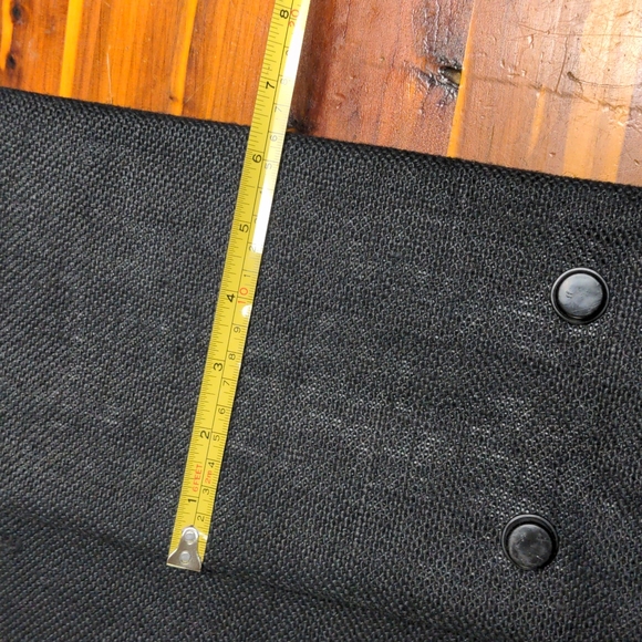 Black jute monogrammed tote - Picture 8 of 8